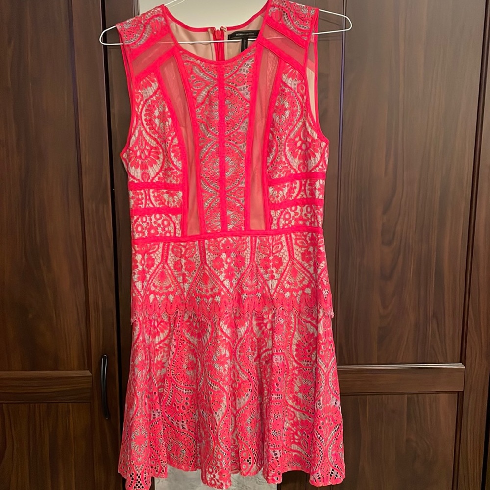 BCBG lace mini dress